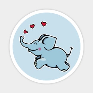 Elephant in Love Magnet